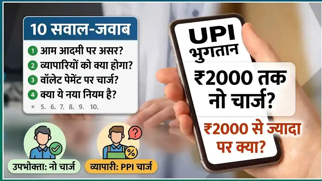 UPI PAYMENT पर कितना लगेगा CHARGE?
