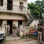 चक्रधरपुर में महिला पर्यवेक्षिका की हत्या के बाद जांच करती पुलिस