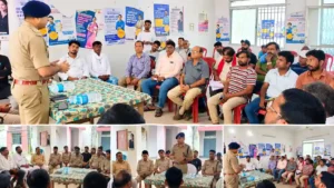 बसंतराय में दुर्गा पूजा को लेकर शांति समिति की बैठक, DJ पर पूर्ण प्रतिबंध