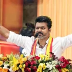 Vijay takes out roadshow in bypoll-bound Dharapuram, slams DMK for remarks against women